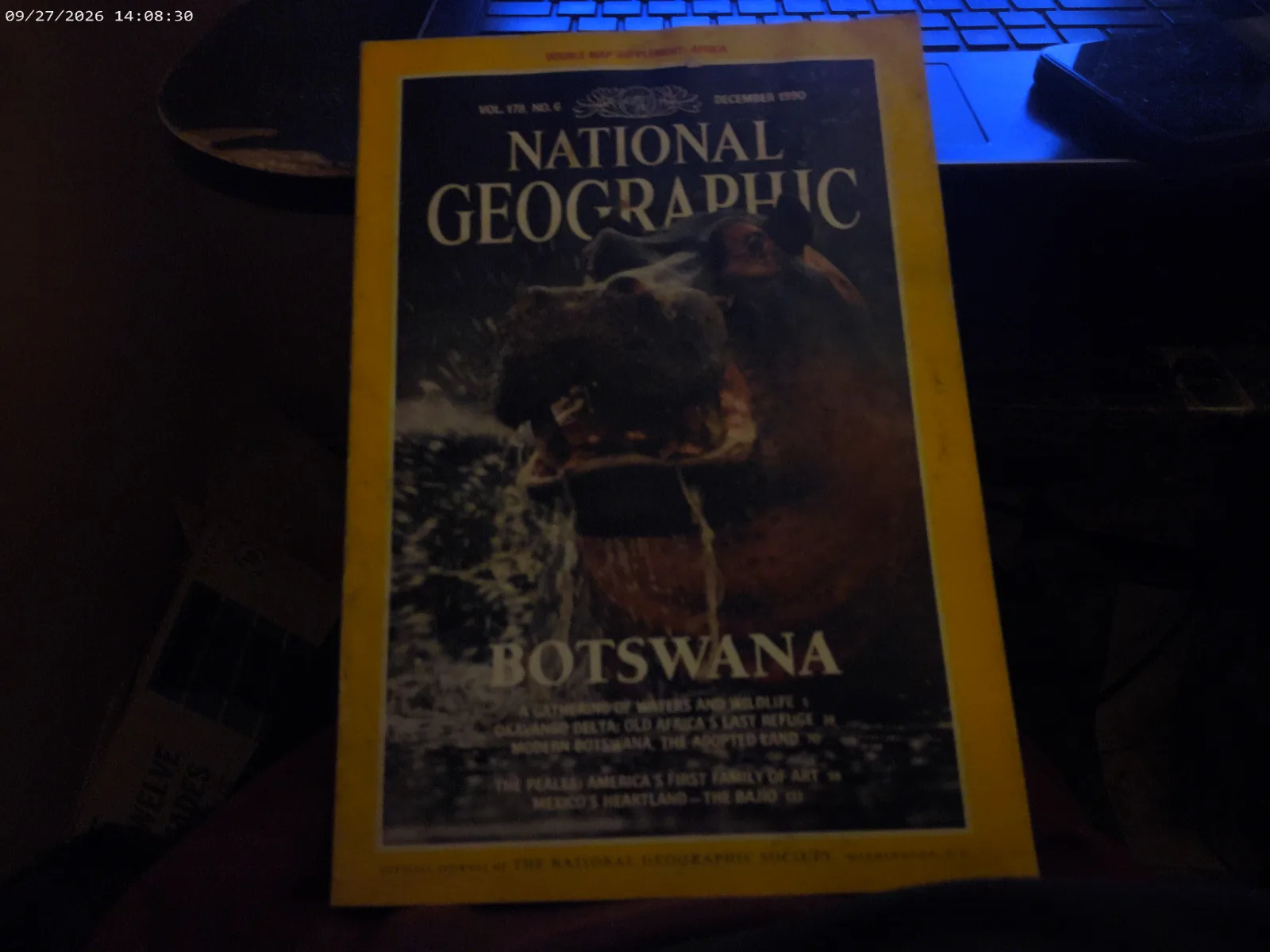 vintage National Geographic Vol. 178 No. 6 from December 1990