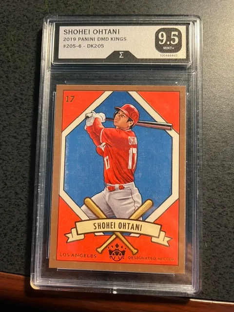 SHOHEI OHTANI 2019, 2ND YEAR DIAMOND KINGS CARD #205-6-GRADED 9.5