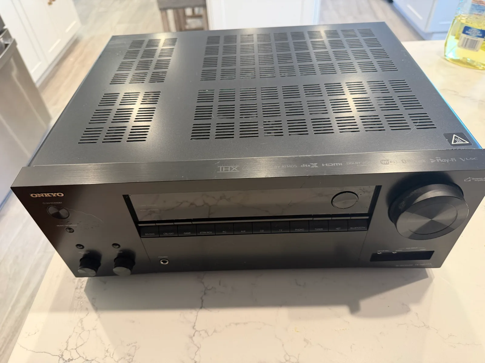 Onkyo Audio/Video Receiver with Visible Onkyo Labeling