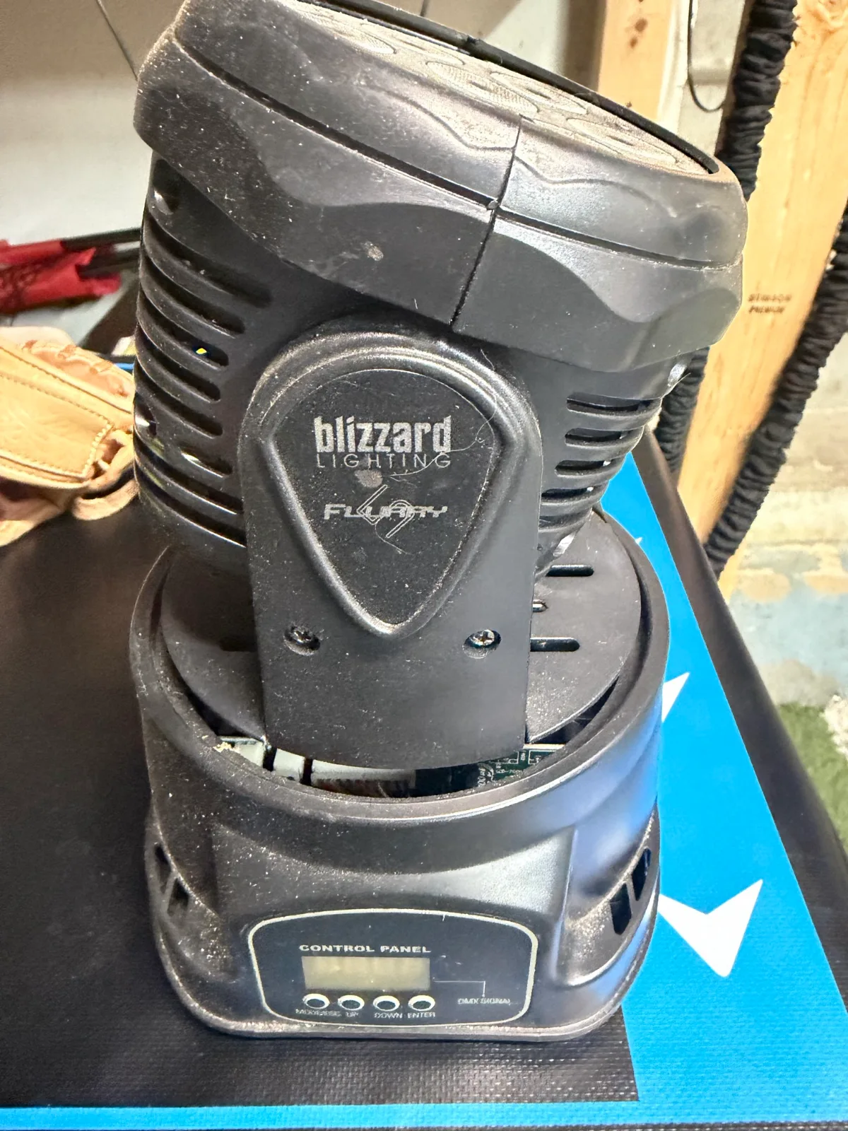 Blizzard Lighting Fixture with Control Panel