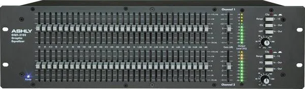 Ashly GQX-3102 Dual 31-Band Graphic Equalizer