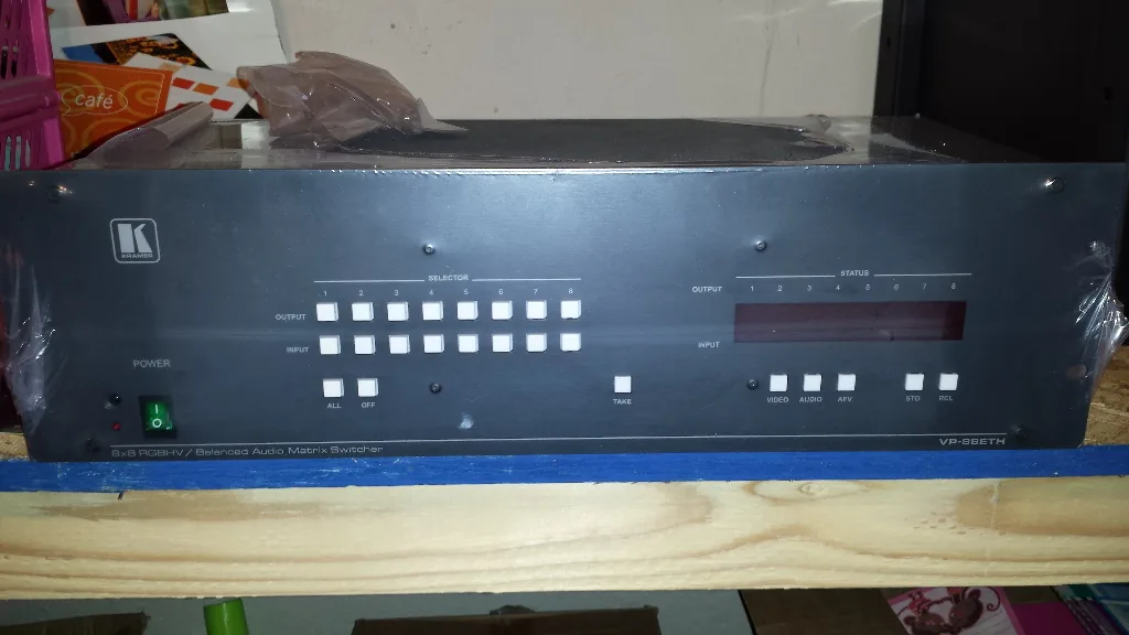 Kramer VP-66ETH 6x6 Audio Matrix Switcher