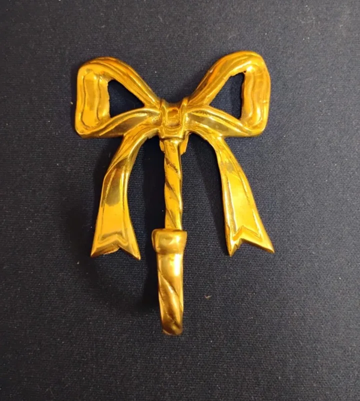 Vintage brass hook